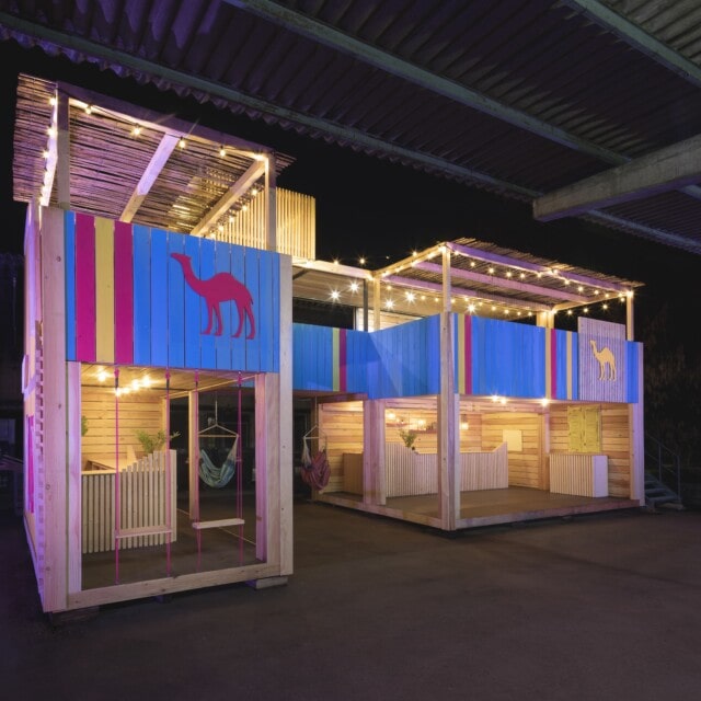 WECAUSE Festival Containerbau