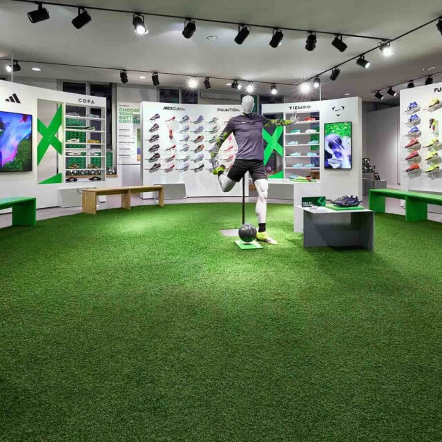 WECAUSE Gewerblicher Innausbau für den Unisport Flagshipstore