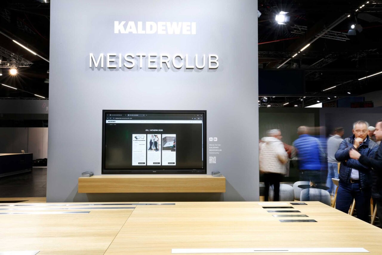 WECAUSE Kaldewei Messestand auf der ISH 2026