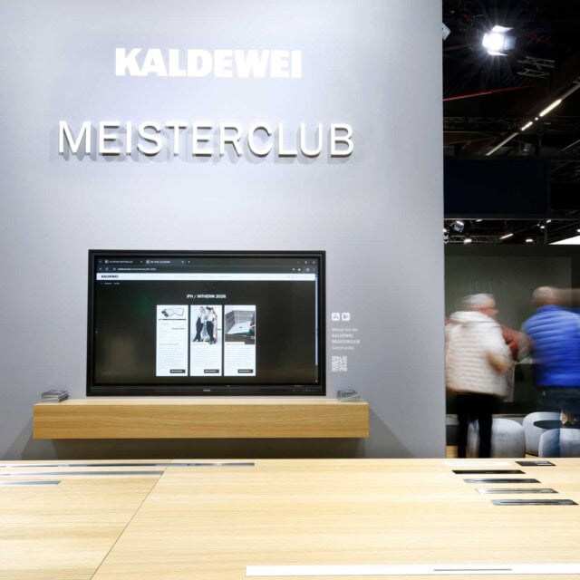 WECAUSE Kaldewei Messestand auf der ISH 2026